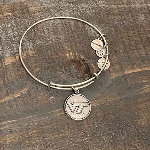 Alex and Ani Silver Virginia Tech Bracelet
